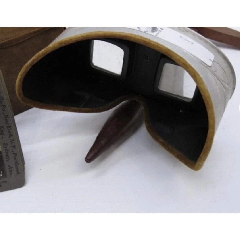 WWI Keystone Stereoview Military War Cards Holmes Stereoscope Viewer Box Lot